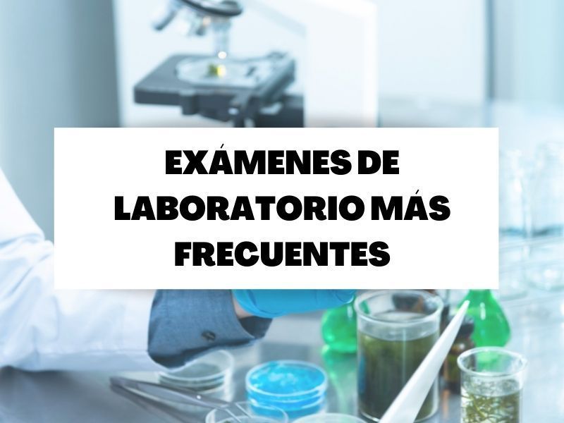 Exámenes de laboratorio más frecuentes realizados en los pacientes